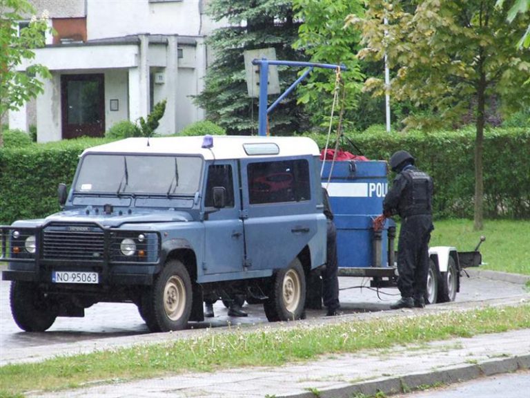 Alarmy bombowe w Olsztynie