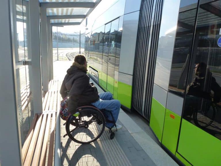 Tramwaje w Olsztynie na wózku