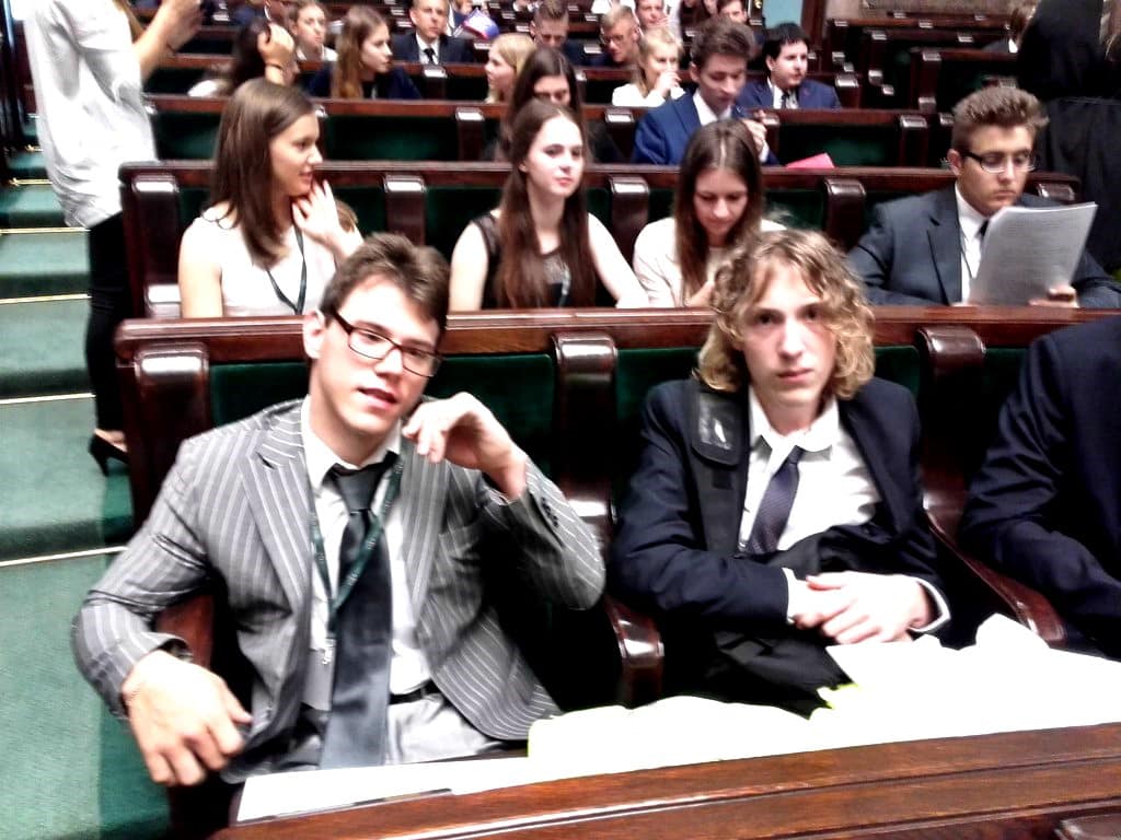 Uczniowie ZPE reprezentowali Olsztyn w Sejmie