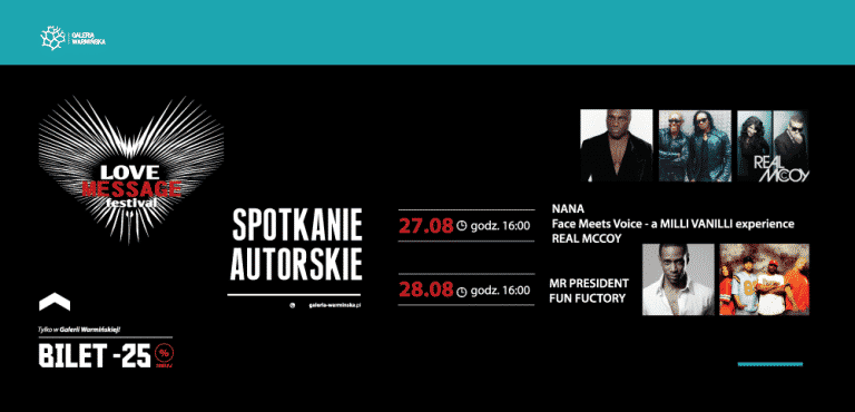 Festiwal gwiazd lat 90. Love Message Festiwal tuż-tuż