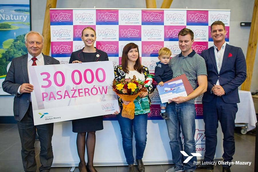 30 000 pasażer lotniska Olsztyn-Mazury
