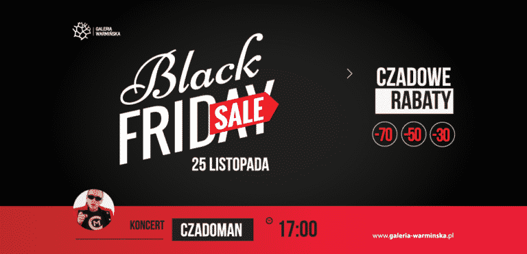 Czarny Piątek w Galerii Warmińskiej
