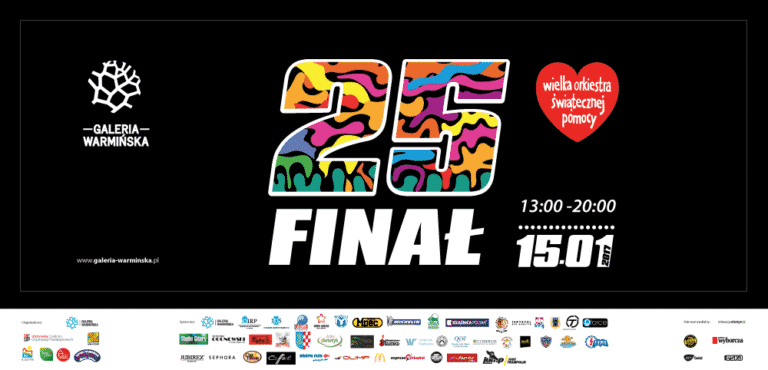 Wielka Orkiestra Świątecznej Pomocy najgłośniej w Olsztynie będzie grała w Galerii Warmińskiej