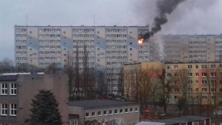 Pożar mieszkania przy ul. Kołobrzeskiej. Potrzebne wsparcie