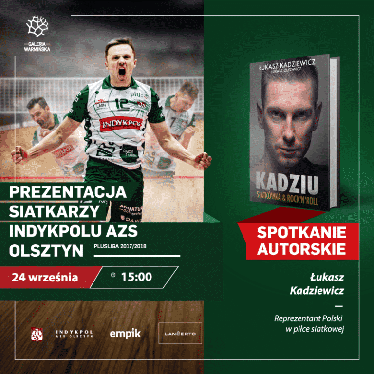 Prezentacja Indykpolu AZS Olsztyn i spotkanie z Kadziewiczem byłym reprezentantem Polski wicemistrzem świata z 2006 roku