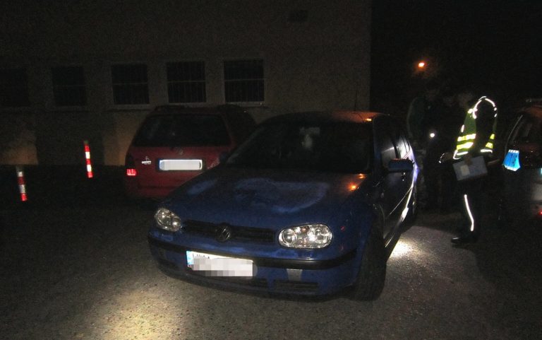 Pijany jeździł po Kortowie. Źle się to skończyło