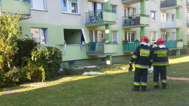 Wybuch na ul. Iwaszkiewicza. Dwie osoby ranne