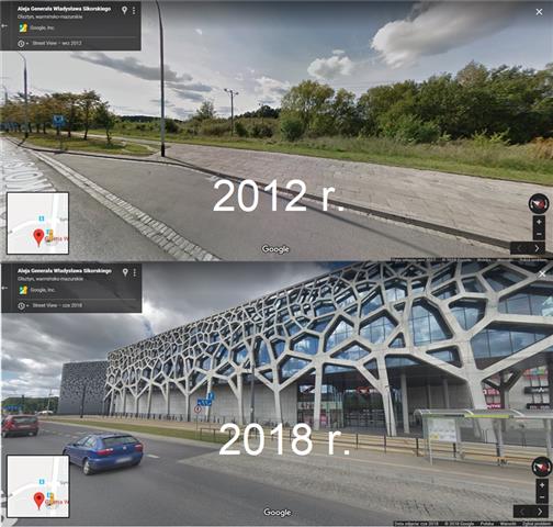 Nowe zdjęcia Olsztyna już na Street View