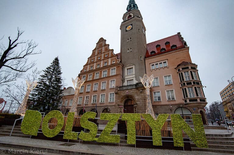 Olsztyn przystrojony już do świąt
