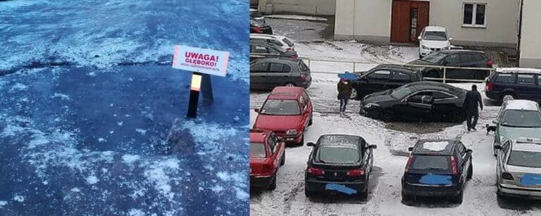 Uwaga na ten parking w centrum Olsztyna. Możesz już z niego nie wyjechać