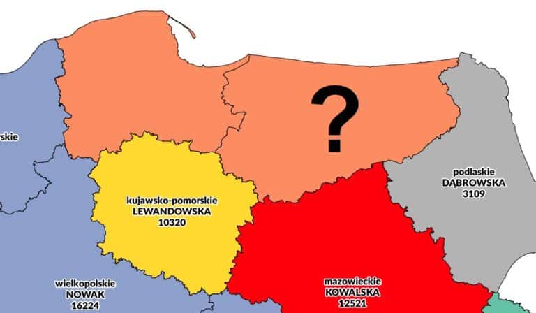 Jakie nazwisko jest najbardziej popularne w naszym regionie?