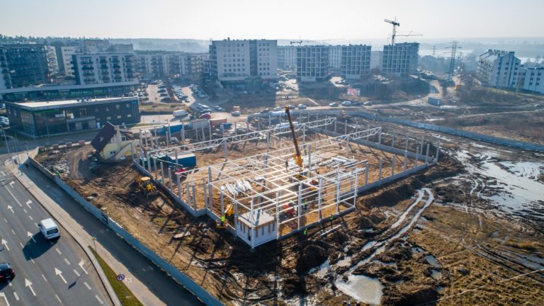 Decathlon Olsztyn już się buduje [FOTO]