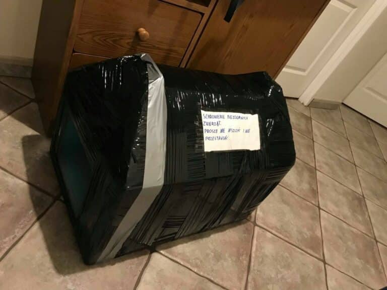 Wandal zniszczył wszystkie kocie domki na osiedlu Generał&oacute;w