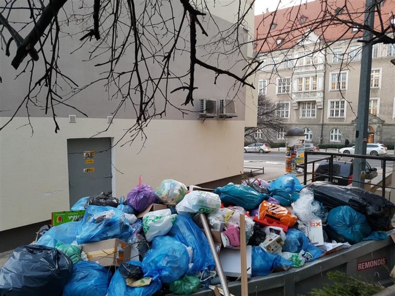 Wysypisko śmieci koło ratusza. Skąd ten problem?