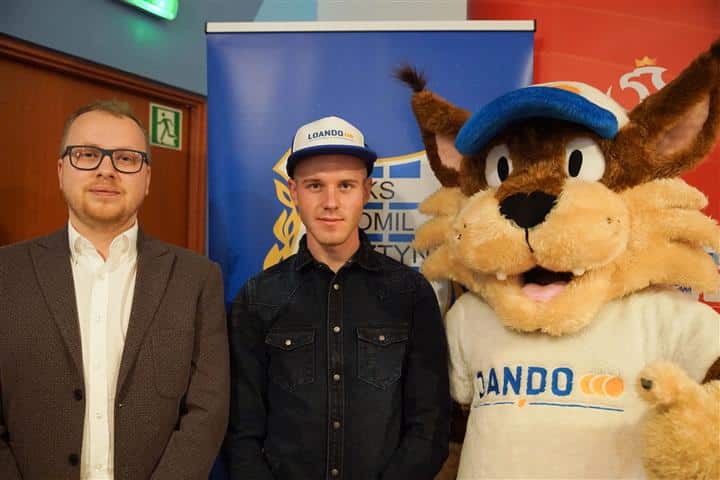 Nowy piłkarz Stomilu Olsztyn sprowadzony przy wsparciu następnego sponsora