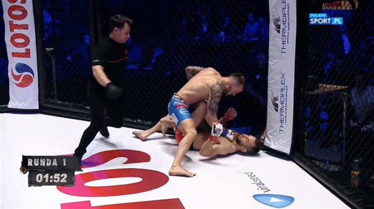 WOW, ale nokaut! Olsztyński zawodnik MMA wygrywa przed czasem [WIDEO]