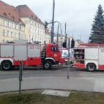 Wypadek w centrum Olsztyna. Zmiany w kursowaniu tramwajów [FOTO]