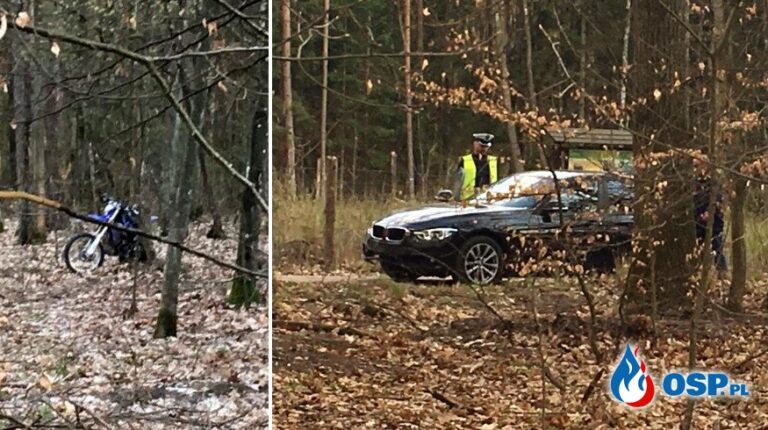 &bdquo;Radiow&oacute;z przejechał po motocykliście&rdquo;. Tragiczny finał policyjnego pościgu pod Olsztynem