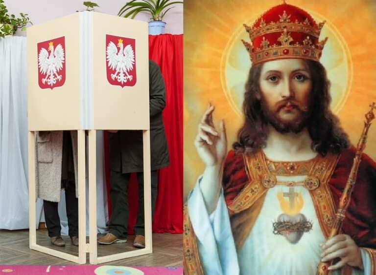 Awantura w komisji wyborczej o obraz Jezusa