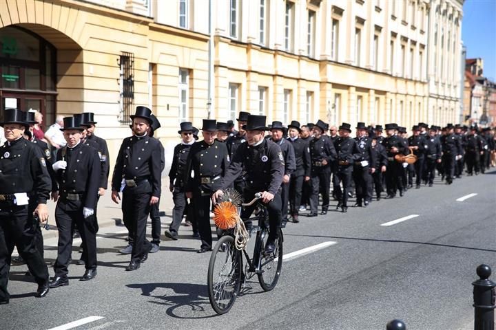 Parada kominiarzy w Olsztynie