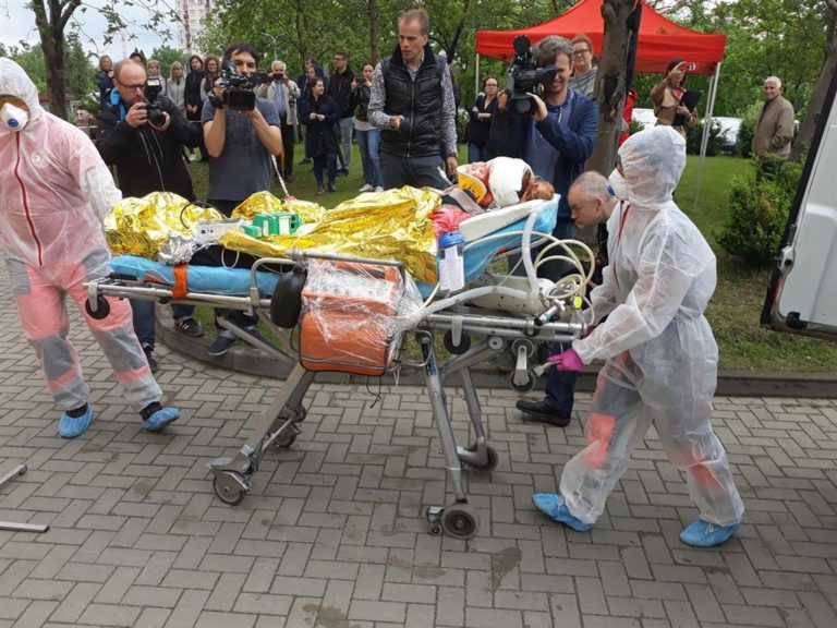 Masowe skażenie chemiczne. Czy olsztyński szpital był na to przygotowany? [FOTO]