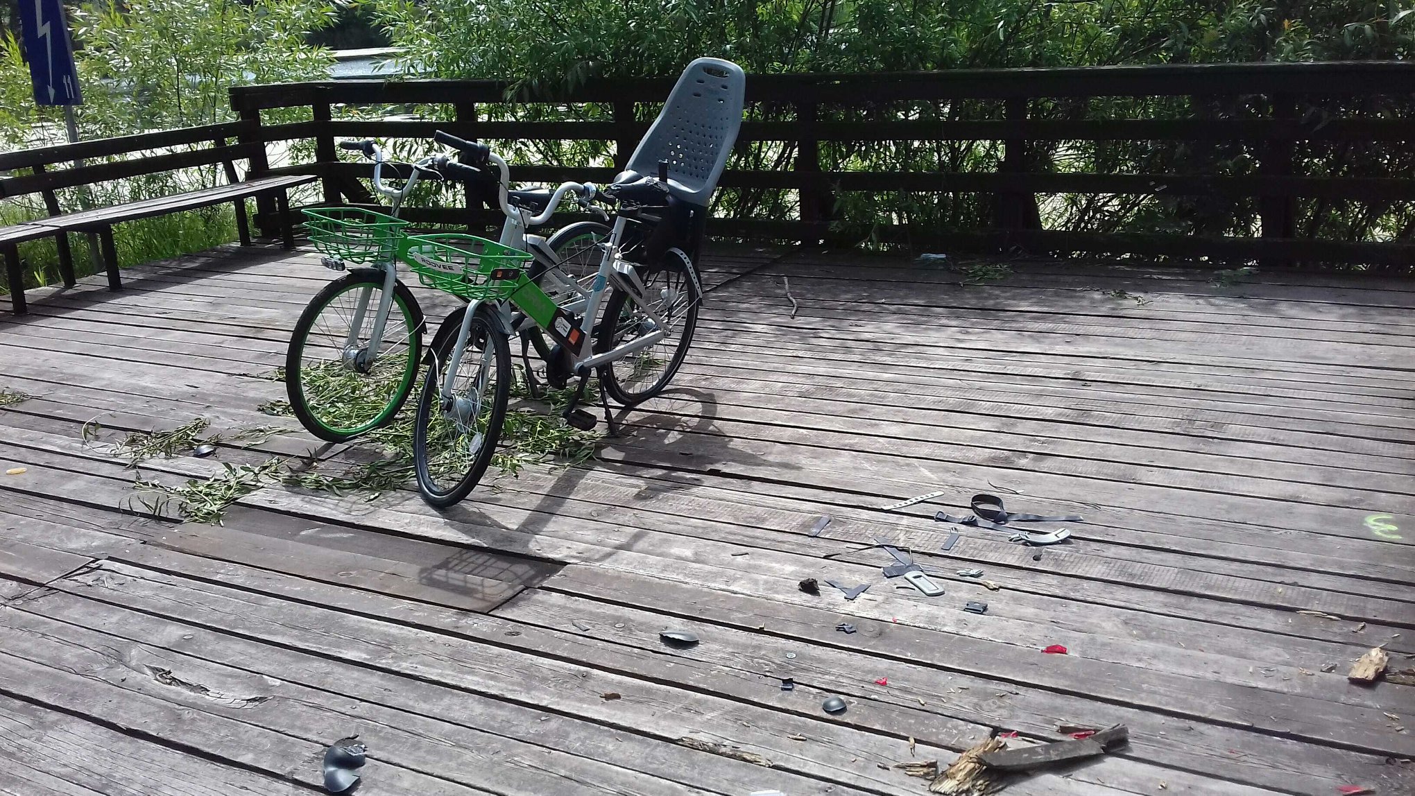 Kto niszczy Olsztyńskie Rowery Miejskie? Jest nagroda 1000 zł za pomoc w ujęciu sprawcy