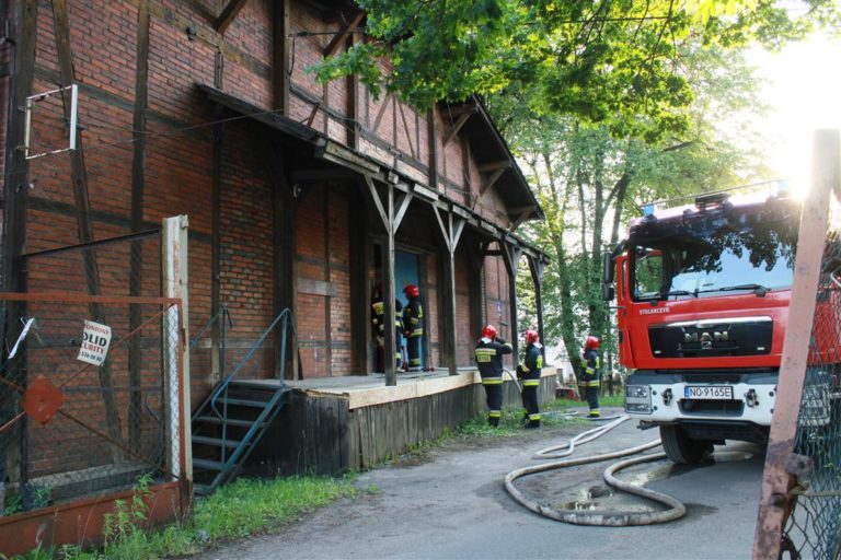 Pożar magazynu na ul. Gietkowskiej [FOTO]