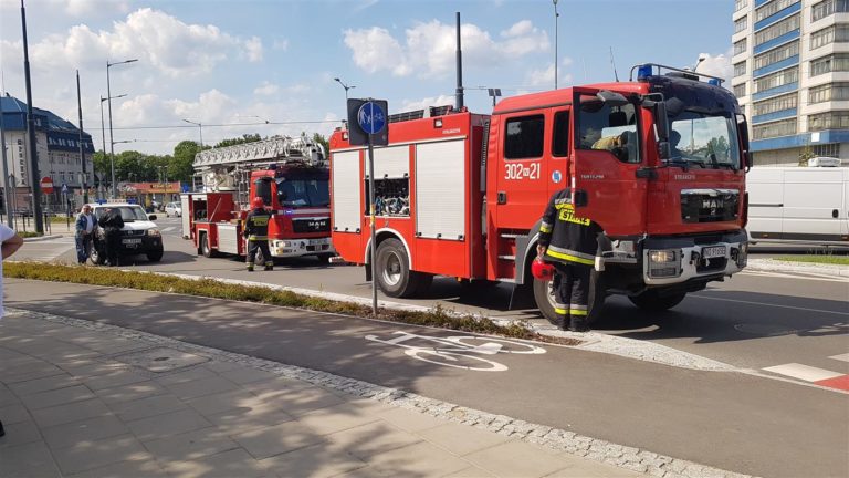 Ewakuacja przychodni koło dworca [FOTO]