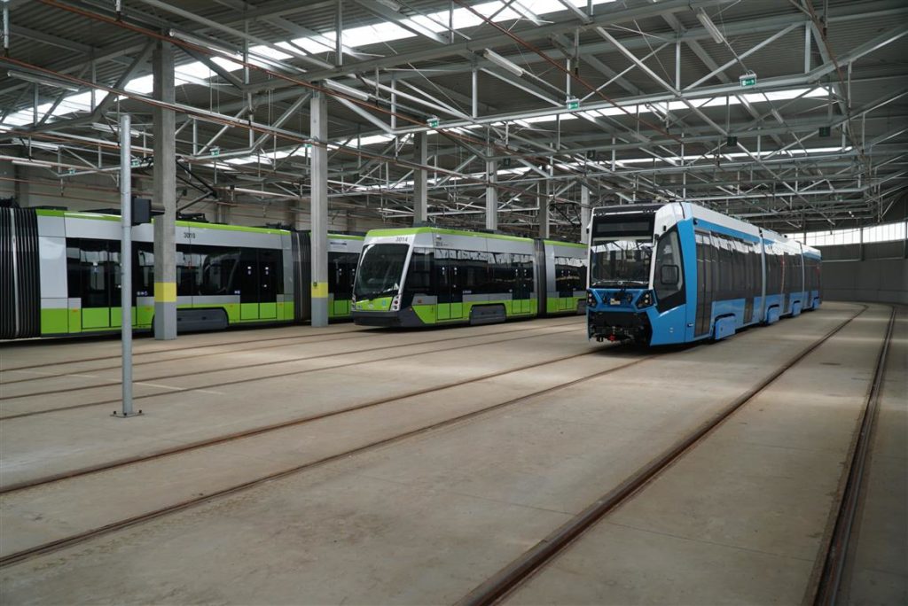 Niebieski tramwaj już w Olsztynie [FOTO]