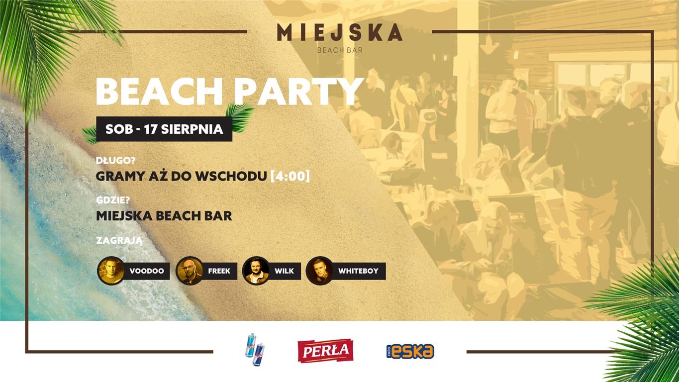 Trzy dni imprezy w Beach Bar do wschodu słońca z widokiem na jezioro Ukiel