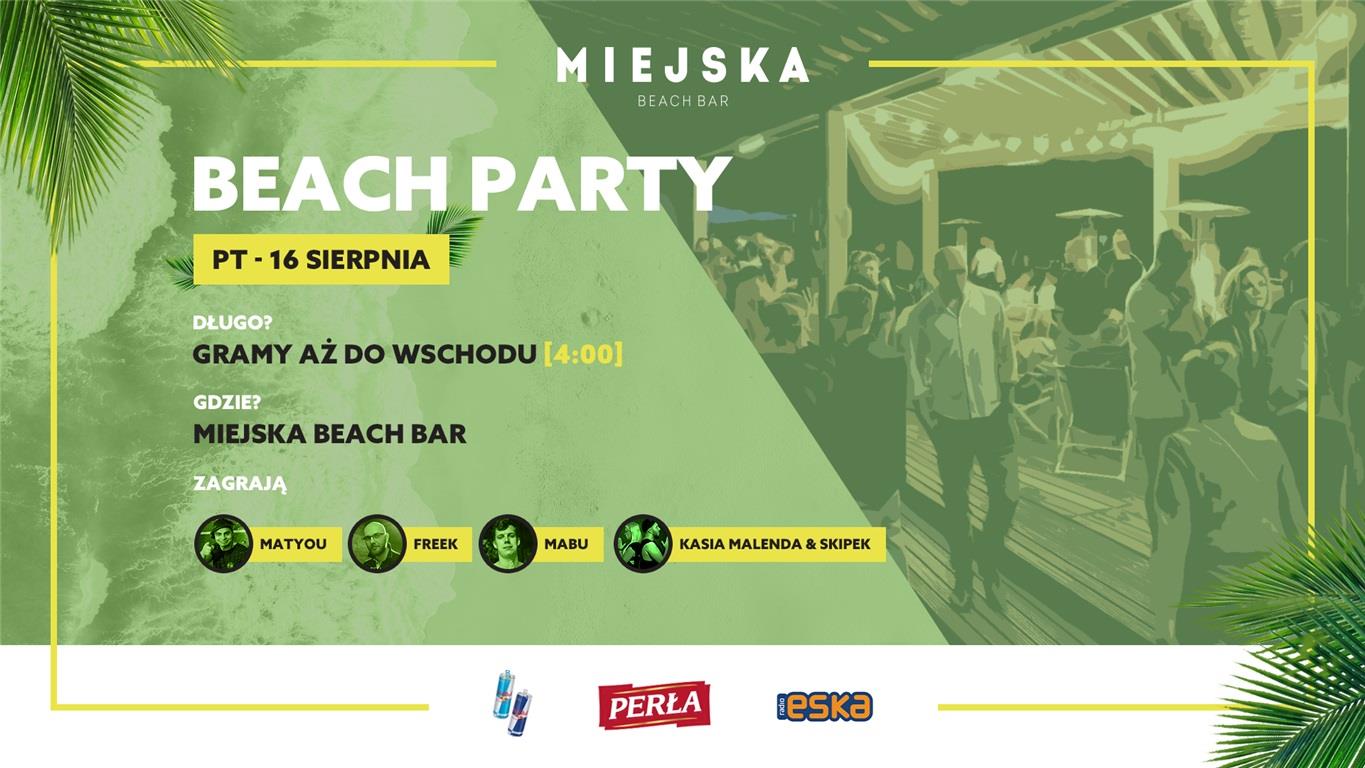 Trzy dni imprezy w Beach Bar do wschodu słońca z widokiem na jezioro Ukiel