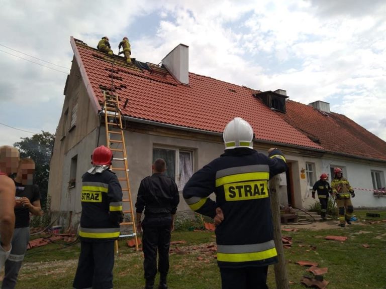 Dwie osoby poparzone w wybuchu butli z gazem [FOTO]