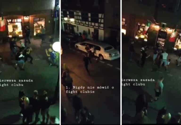 Rozr&oacute;ba na olsztyńskiej star&oacute;wce. W b&oacute;jce brało udział kilkanaście os&oacute;b. Mamy nagranie [WIDEO]