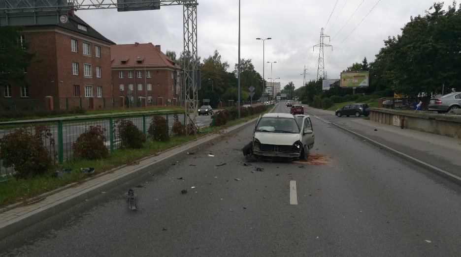 Wypadek na ul. Armii Krajowej