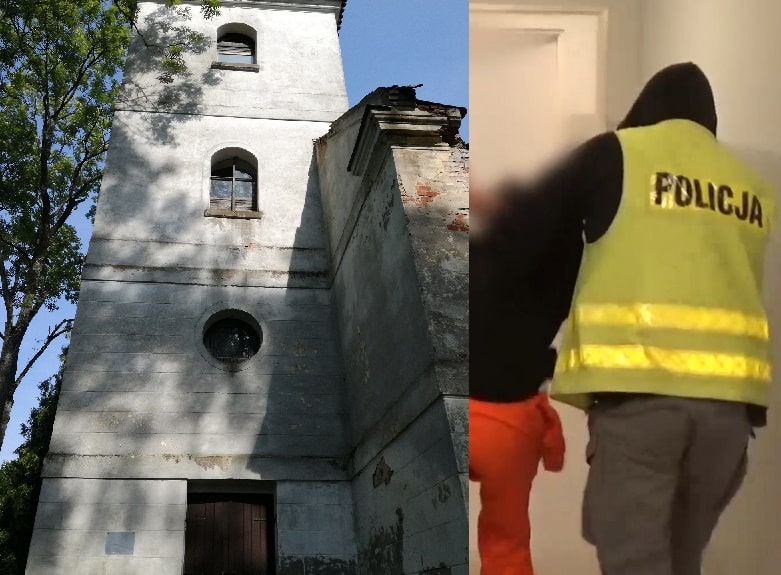 33-latek podejrzany o podpalenie kościoła