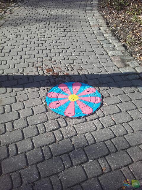 Pozytywna inicjatywa w Olsztynie. Nowy wygląd studzienek kanalizacyjnych