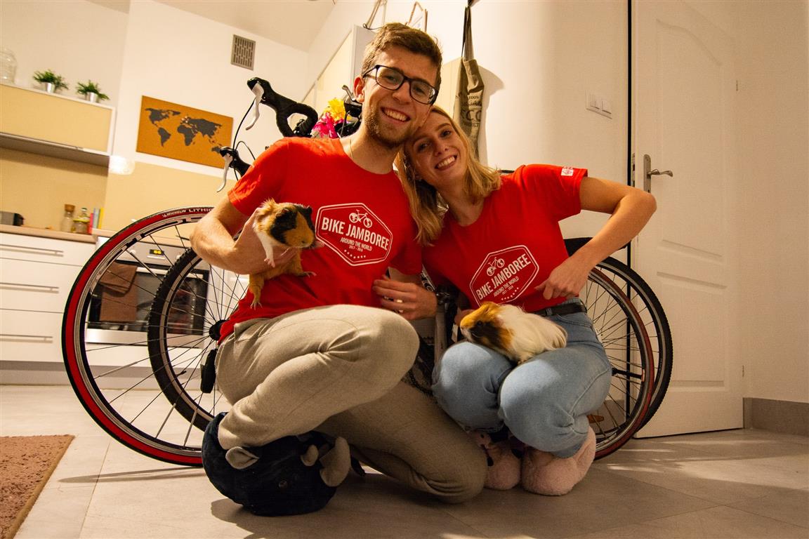 Troje mieszkańców Olsztyna wzięło udział w rowerowej sztafecie dookoła świata