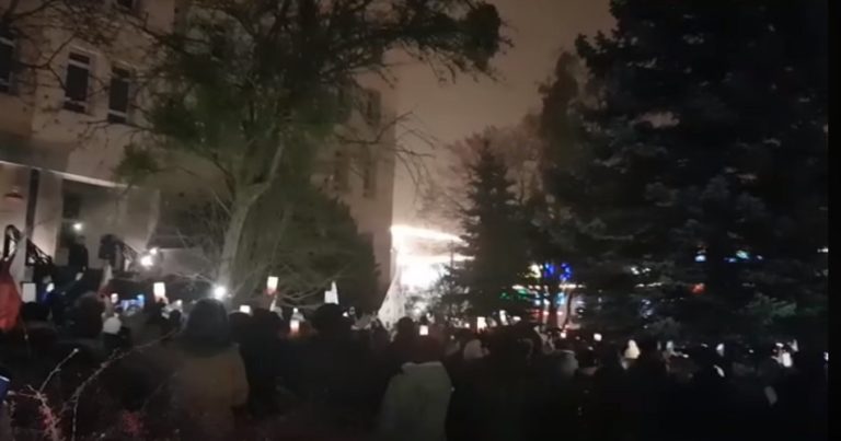 Demonstracja poparcia dla sędziego Pawła Juszczyszyna