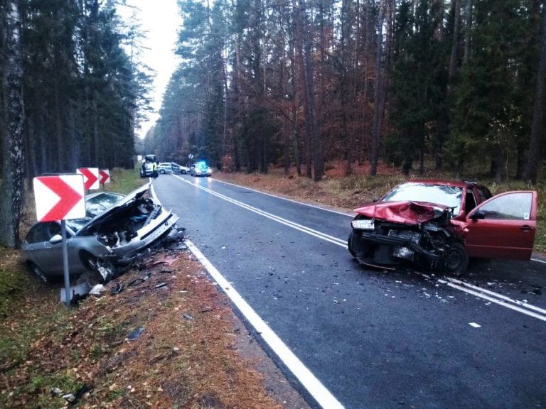 Wypadek pod Olsztynem