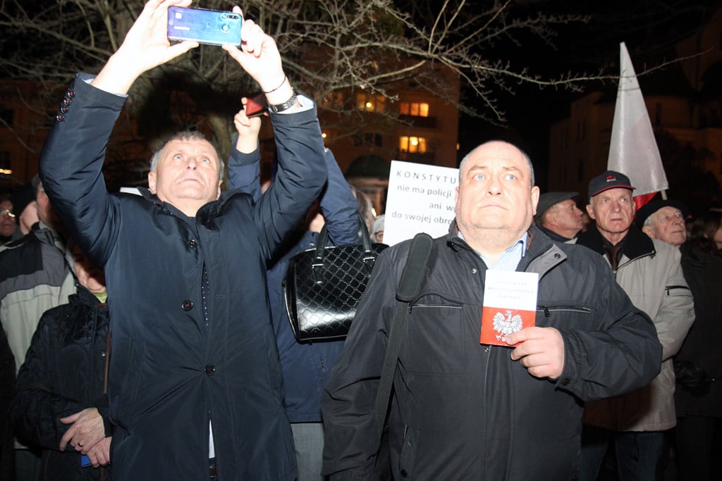 Kolejny protest w obronie sądów w Olsztynie. Frekwencja była niewielka