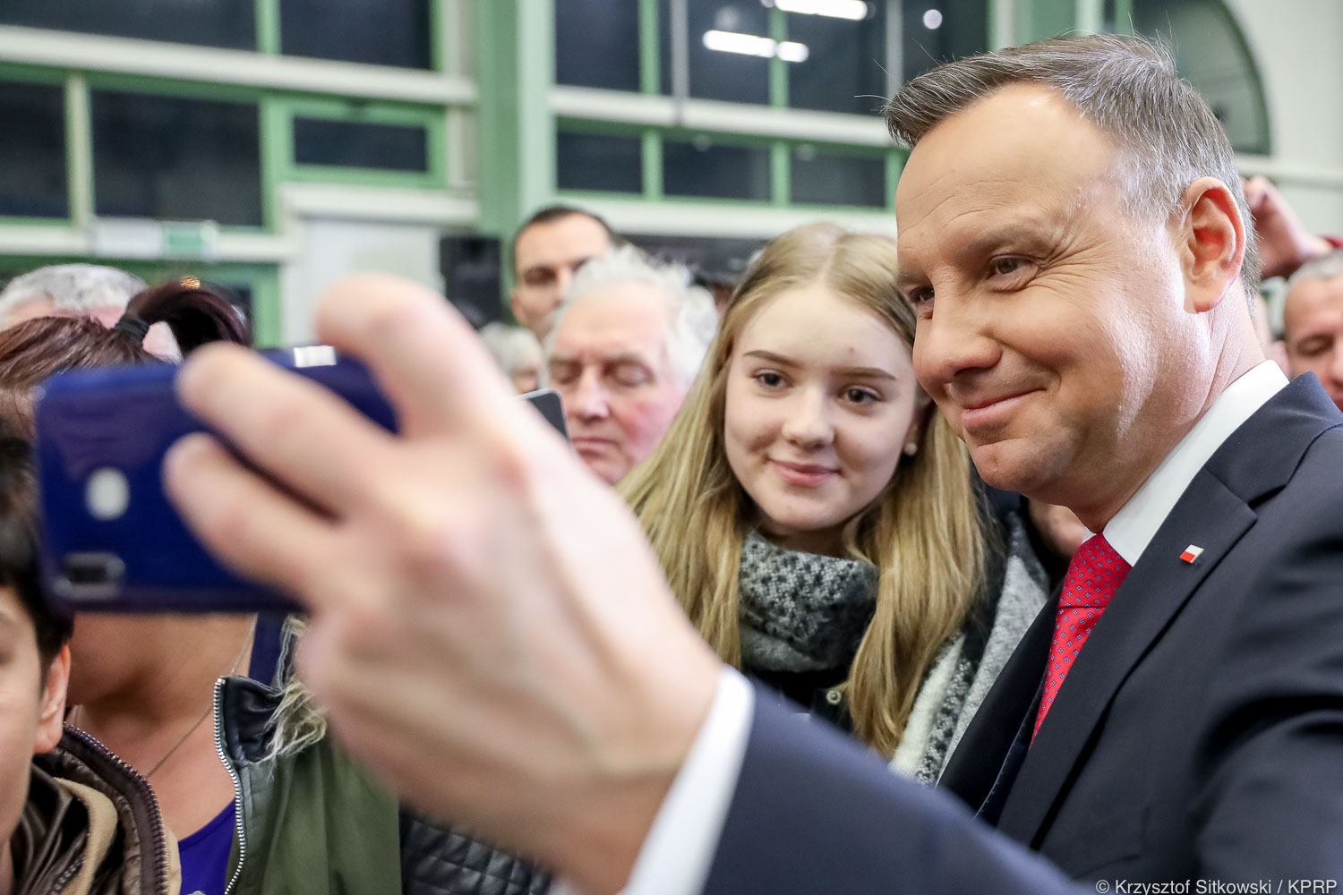 Tłumy na spotkaniu z prezydentem Andrzejem Dudą