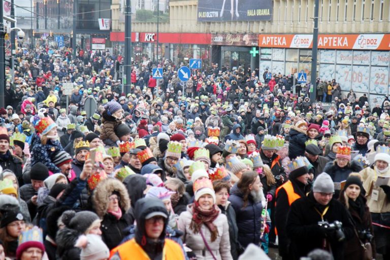 Ulicami Olsztyna si&oacute;dmy raz przeszedł Orszak Trzech Kr&oacute;li