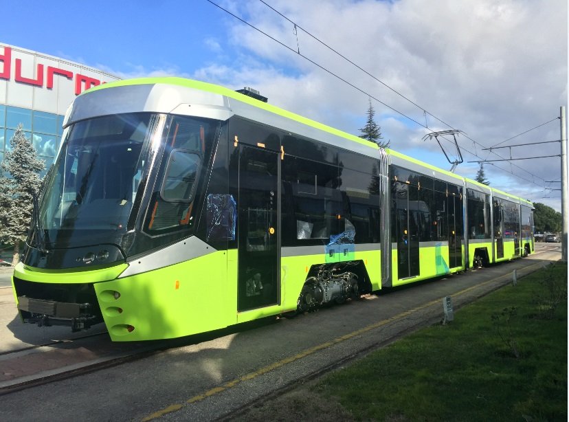 Pierwszy turecki tramwaj dla Olsztyna już na szynach. Zobacz filmik