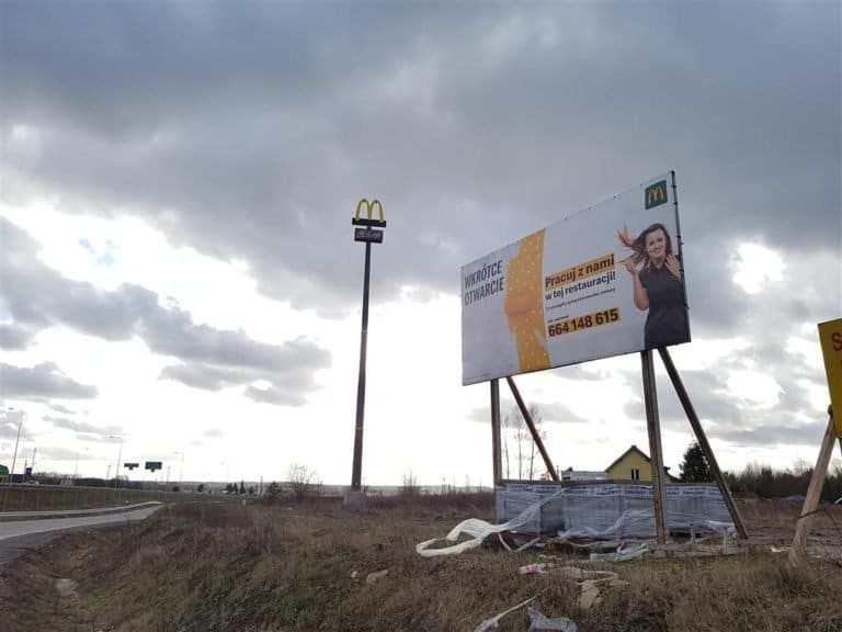 Na wjeździe do Olsztyna powstał McDonald. Buduje się KFC i Burger King
