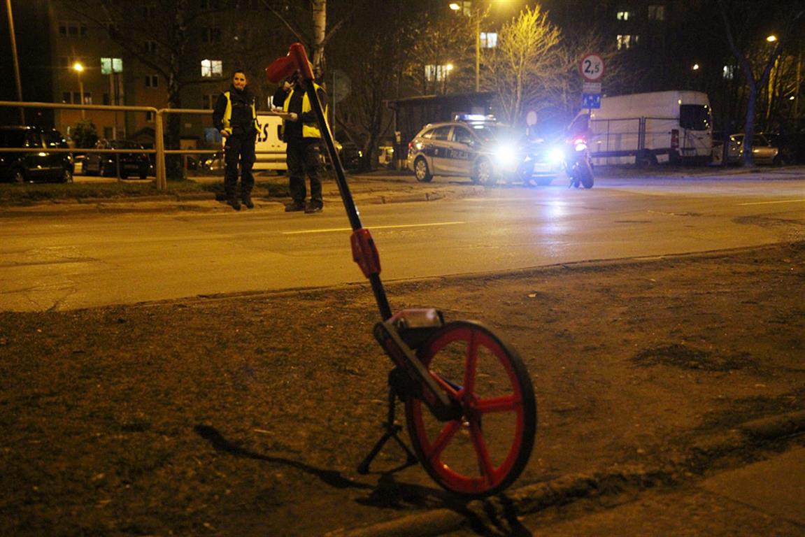Wywrotka jednośladu na ul. Żołnierskiej. Motocyklista uciekł ze szpitala