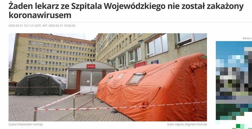 Gazeta Olsztyńska Zalicza Dużą Wpadkę. Koronawirus Olsztyn