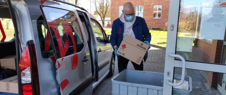 Środki ochrony indywidualnej dla plac&oacute;wek w Olsztynie i Barczewie