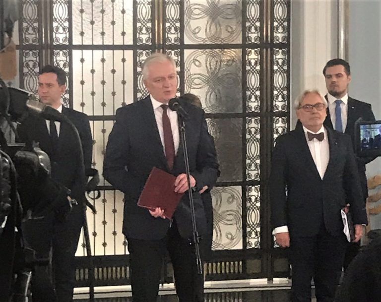 Gowin: składamy projekt zmiany konstytucji zakładający przesunięcie wybor&oacute;w o 2 lata
