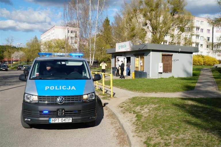 policja sklep grosik
