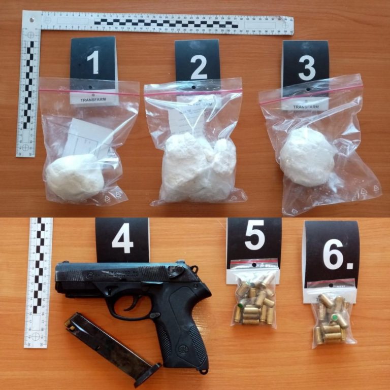 Mieli w domu duże ilości amfetaminy i pistolet. Obawiali się konkurencji?